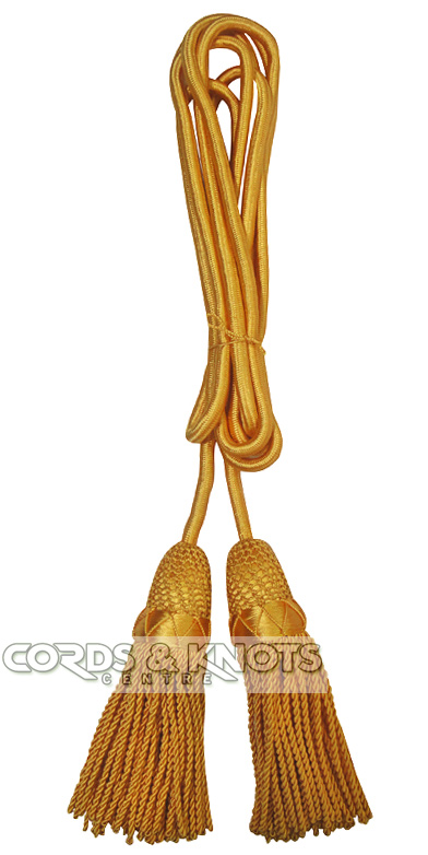 Silk gold bugle cords No.501