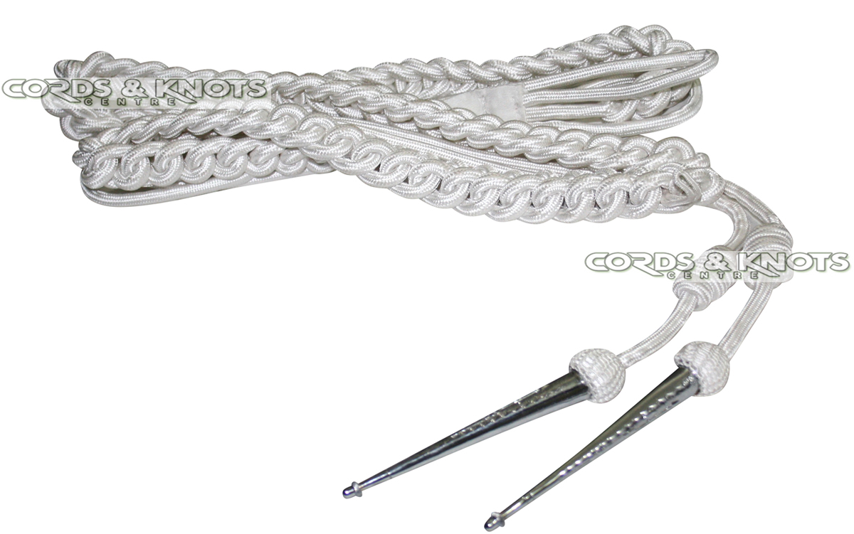 Silk White Aiguillettes